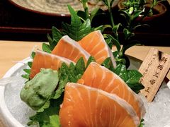 三文鱼刺身-越光米贩精致料理餐厅(金鹰店)