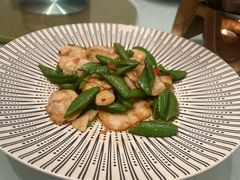 墨鱼饼炒甜豆-老洋房花园饭店(绍兴路店)