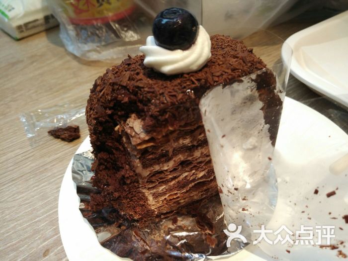 拿破仑巧克力蛋糕