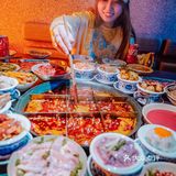 今天嘴馋去吃了井格重庆火锅！❤啊！幸福！！