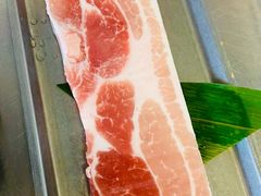 厚切五花-芝士牛炭火烤肉