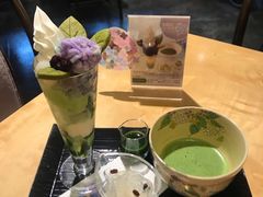紫阳花限定甜品套餐-伊藤久右卫门(宇治本店)