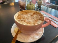 pumpkin latte-Halladays Tea Rooms