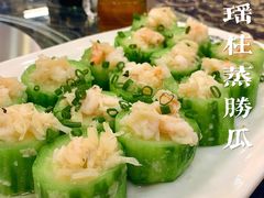 鲜虾瑶柱蒸胜瓜-祈胜邨•顺德鱼生•顺德菜(容桂店)