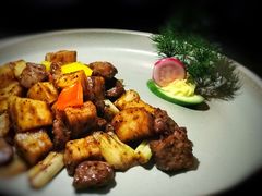 葱烧黑椒和牛肉粒-瓦库茶馆17号(海汇港店)