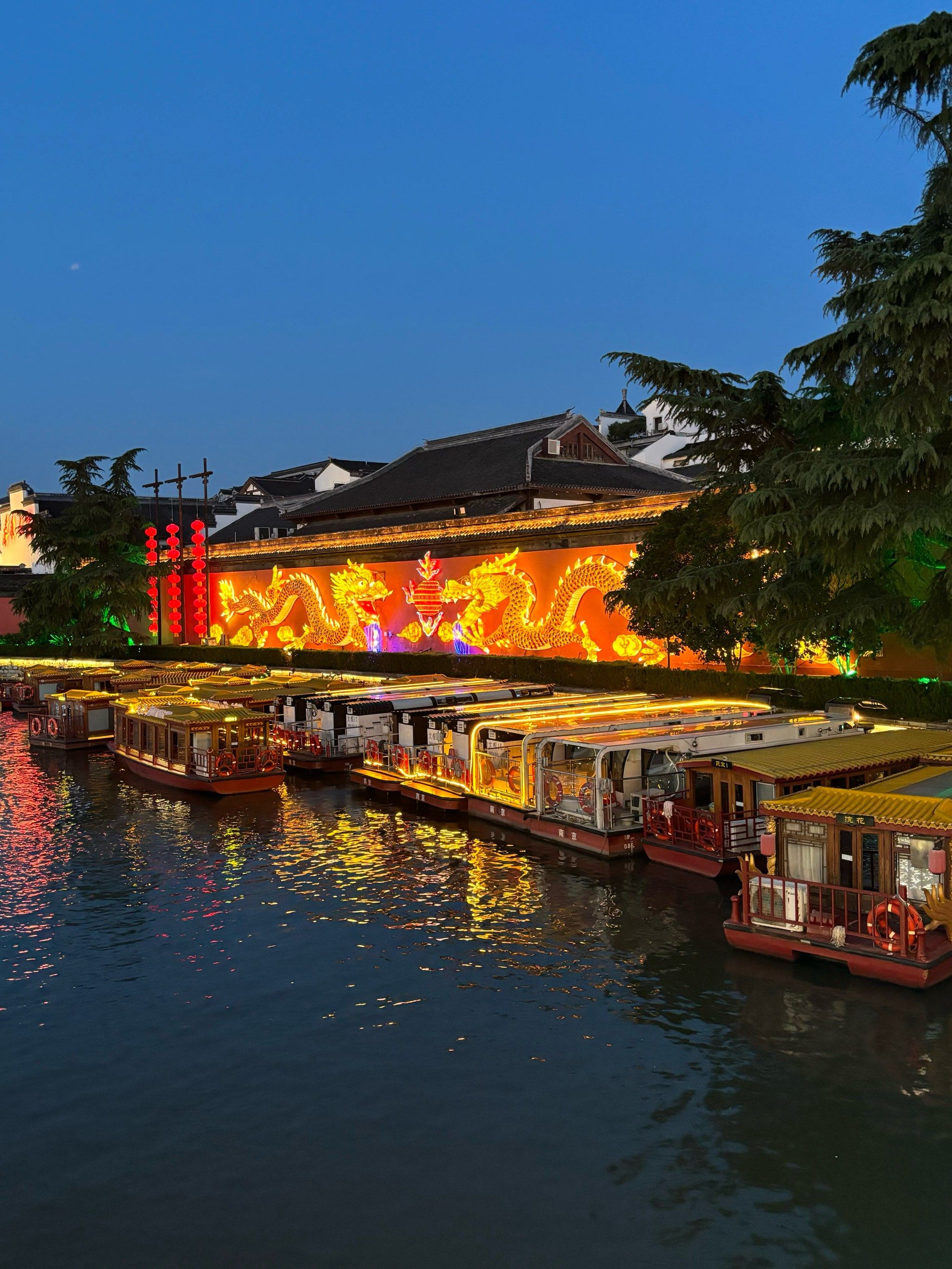 美丽的秦淮河风景