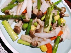 蘑菇山药白果养生小炒-前海沿·青岛菜(五四广场永旺店)