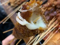 拉丝芝士热狗-孙记炸串小馆