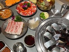 -围炉肉舍•炭烤活鳗•丹东海鲜烤肉(步行街店)
