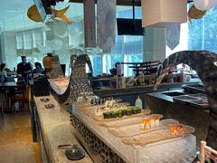 自助取餐区-怡咖啡海鲜自助餐厅(浦东香格里拉店)