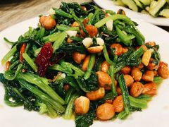 果仁菠菜-玫瑰红烤羊排(北新桥三条店)
