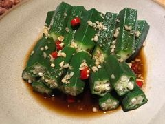 浇汁秋葵-潮粥荟·潮汕砂锅粥(朝阳大悦城店)