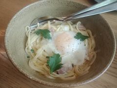 培根蛋酱意大利细面配低温蛋-EN SPACE恩空间