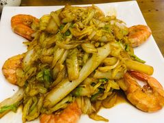 大虾烧白菜-老东镇啤酒屋海鲜加工·蒸汽海鲜·海鲜烧烤(台东店)