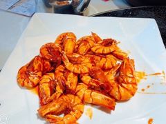 秘制干煎大虾-味可道美食坊(福基路店)