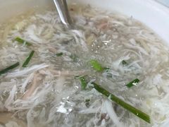 三丝银鱼羹-蔡阿水羊肉店