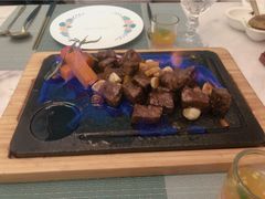 田园澳洲骰子牛肉-蜜桃花开·中西融合菜E&W(南长街店)