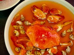 陈年花雕膏蟹醉花螺-梅花境(万科店)