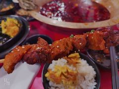 菠萝鸡腿烤串-斗鸡饭场伙·川菜(浆洗街店)