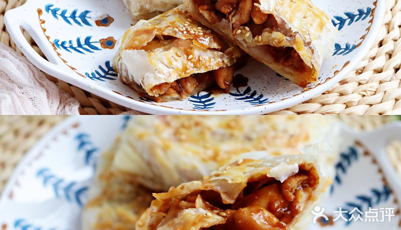 酥脆好吃的鸡肉饼，不需开酥，超简单