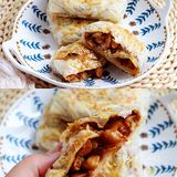 酥脆好吃的鸡肉饼，不需开酥，超简单