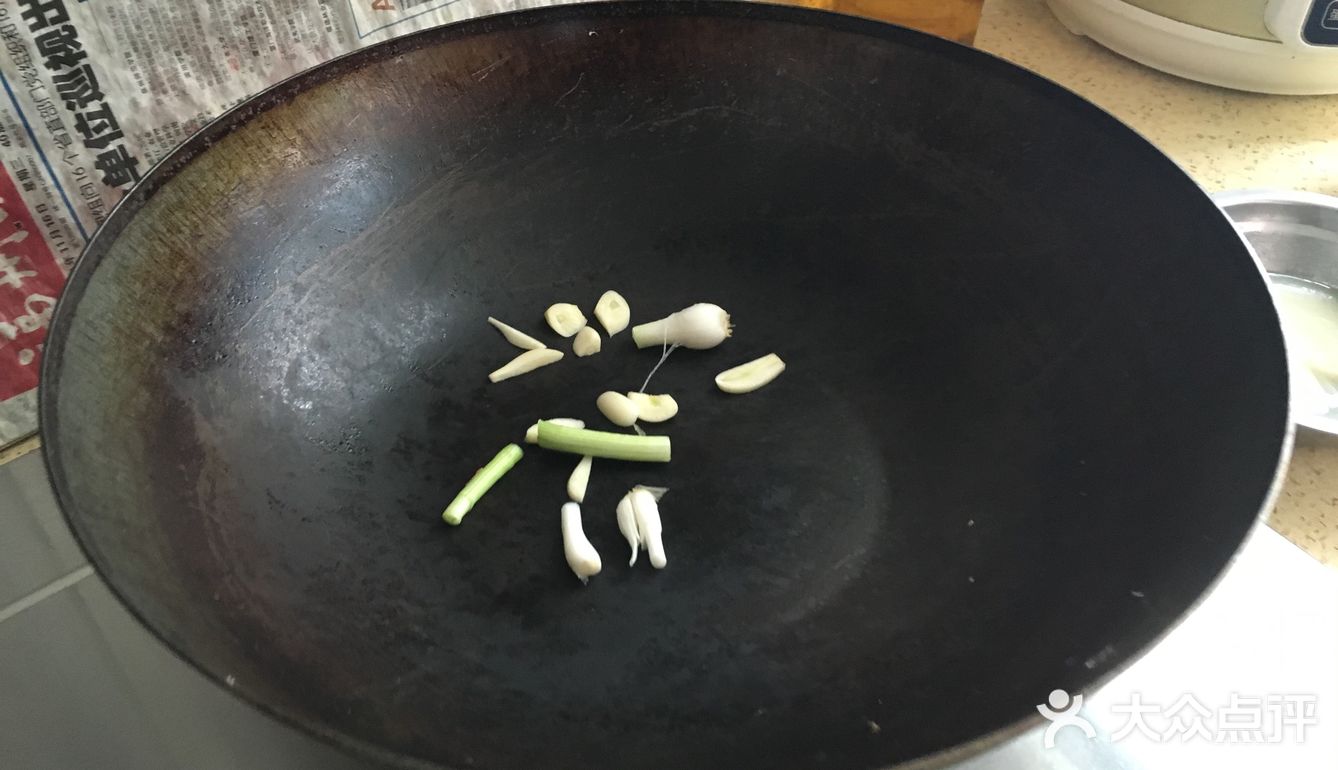 大杂烩丰富色彩的炒罗汉肉