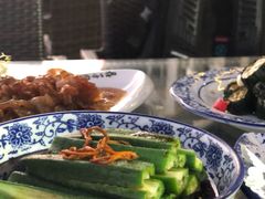 油豉秋葵-七的湖·晚芳亭·阳澄湖农家菜·大闸蟹(莲花岛店)