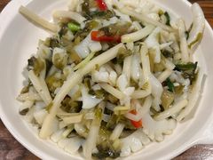 荠菜鲜笋炒目鱼-建国328 本帮小馆·面馆