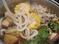肥牛寿喜锅（乌冬面另加）-林妈妈村·日式料理(宝山万达店)