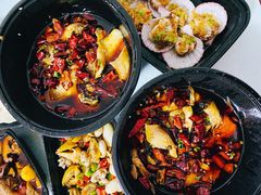 -东来菜馆•手抓海鲜家常菜•海鲜锅贴(鸽子窝店)