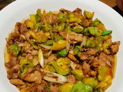 辣子炒土猪肉-滇铺子·云南特色菜·第九届野生菌美食节(东风东路c86店)