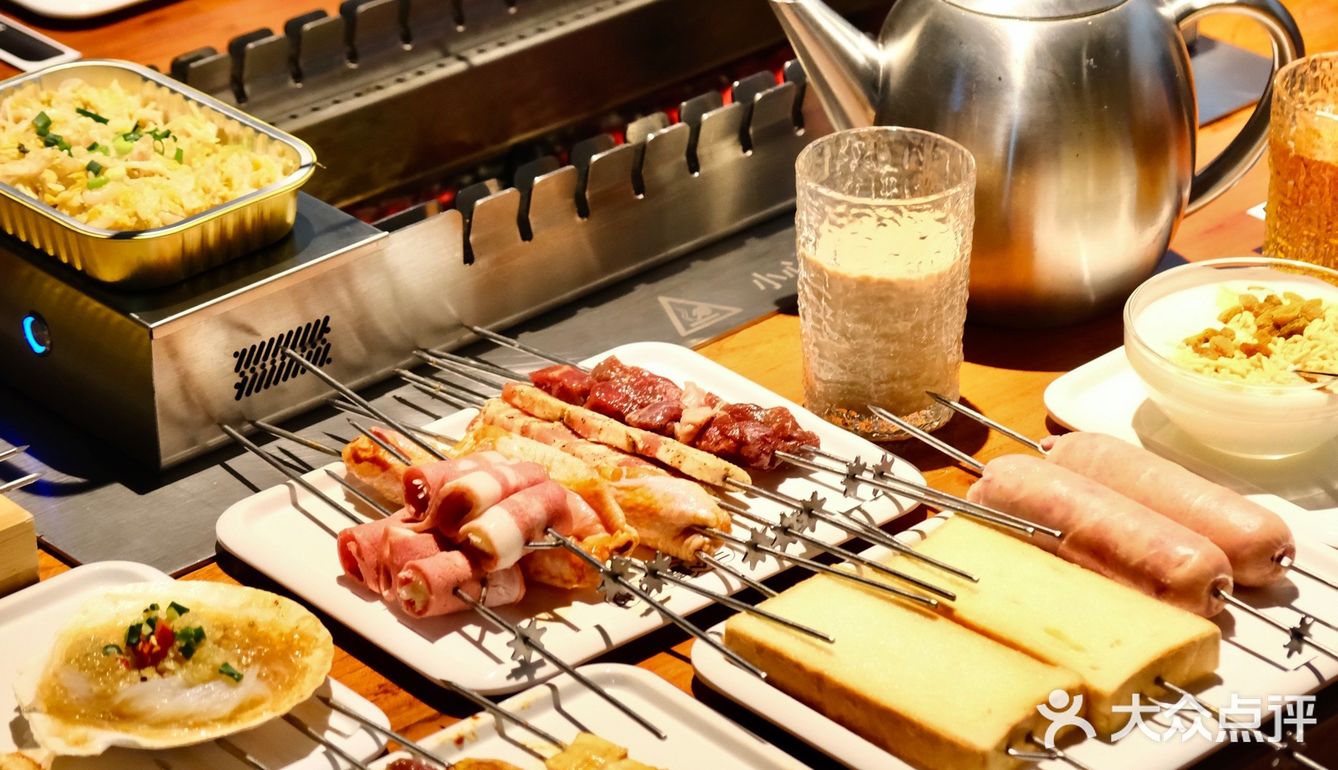 化身草原大汉🐎身临其境体验蒙古风味烧烤🍢