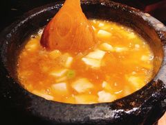 虾仁鸡汤豆腐-绿茶餐厅(光谷世界城步行街店)