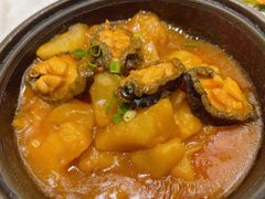 石锅鲍鱼土豆-南山鲜虾面·活鲜小馆·海味大连菜(南山总店)