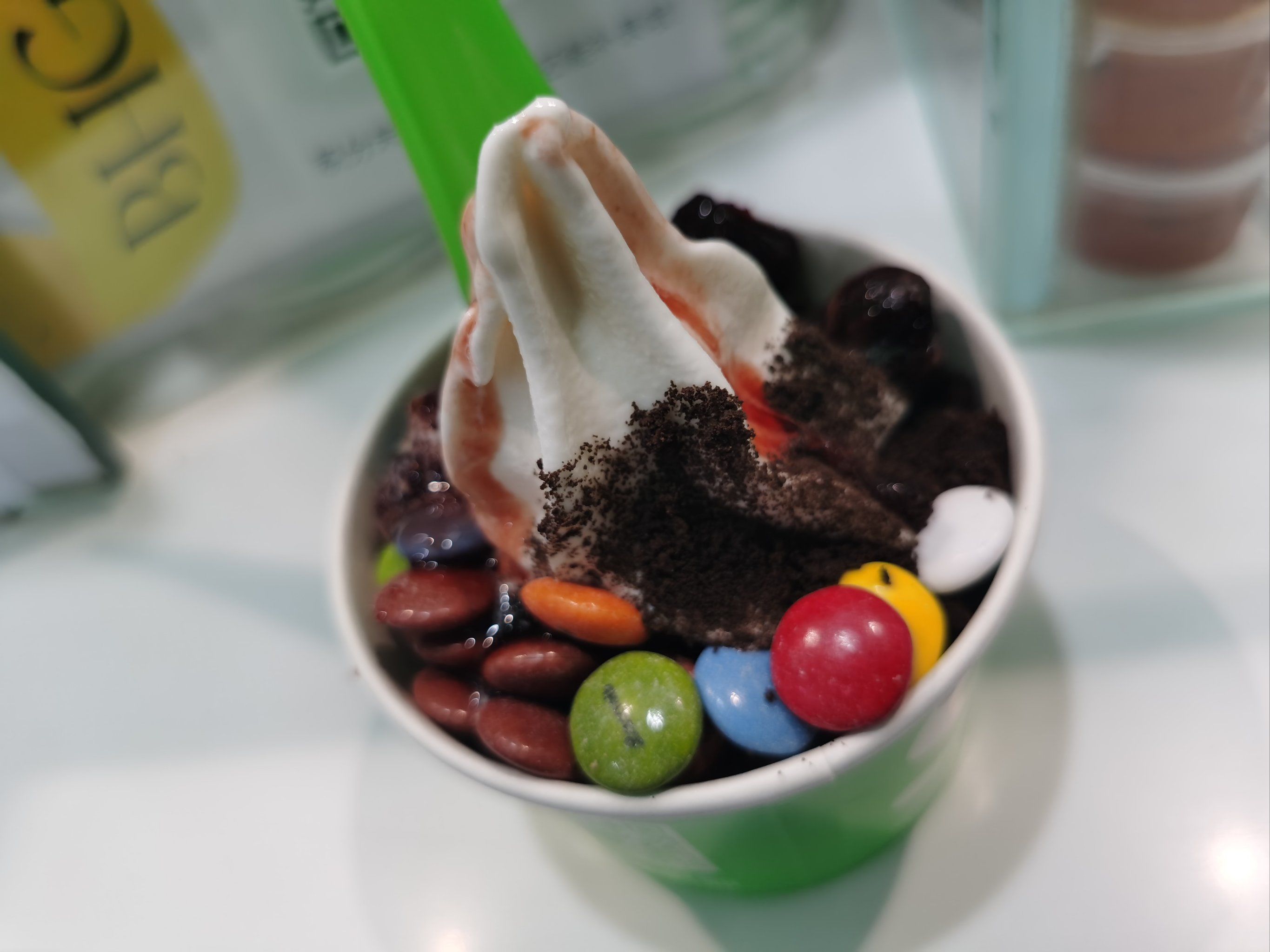 好吃的水果酸奶冰淇淋