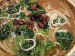 青菜热汤面-神石火浴(台湾街店)