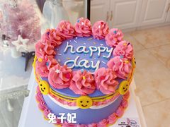复古蛋糕-兔子妃私人定制蛋糕(城南花苑南区店)
