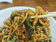 农家红炒长鱼炒面-三百碗宝应长鱼面(板仓街店)