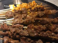 热气羊肉串-京韵胡同·酱香羊蝎子火锅涮肉(长寿路店)