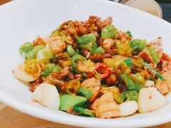 酸辣椒炒鸡杂-建辉湖南土菜馆(南大街店)