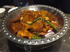 板筋干锅土豆片-小锅饭(欧亚卖场店)