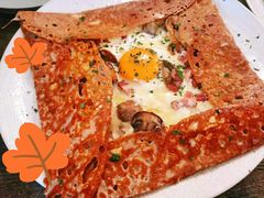 鸡蛋蘑菇熏肉荞麦可丽饼-RAC BAR(安福路店)