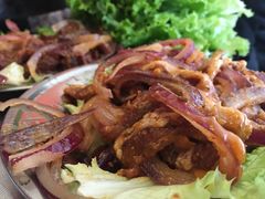 秘制牛肉-老姐石板烧烤+铜炭火锅(总店)