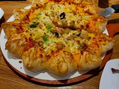 超级至尊咸蛋黄花轮芝心披萨-必胜客(百联又一城店)