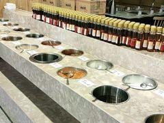 自助调料区-阿串串老火锅(力盟店)