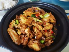 现杀果园鸡—黄焖鸡-生态苑农庄(十里画廊遇龙河店)