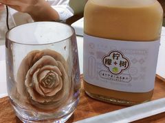冠军玫瑰冰奶茶-柠檬树茶餐厅(海雅缤纷城店)
