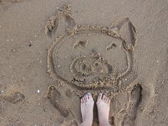 我和你。-白城沙滩