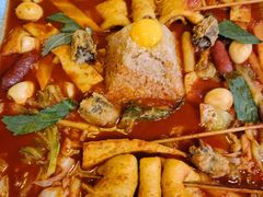 鱼饼火山炒年糕-包装马车·韩国料理·포장마차