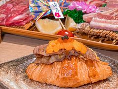 和牛海胆可颂-橘焱胡同烤肉(国金天地店)